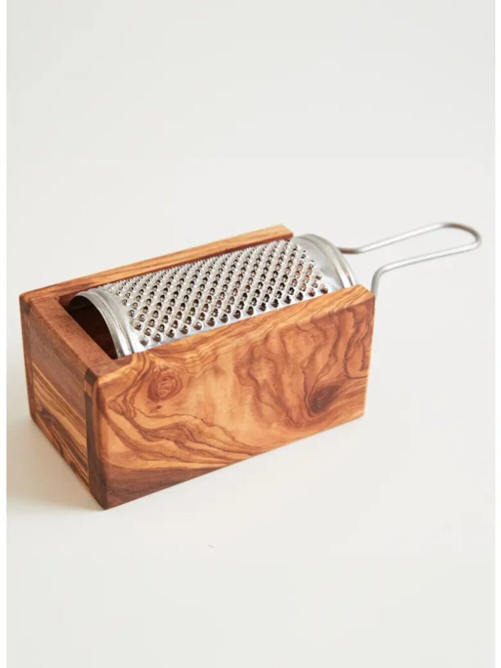 VERVE CULTURE Italian Olivewood Box Cheese Grater